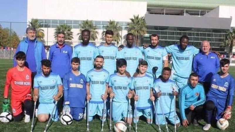 Eyyübiye ampute futbol takımının hedefi büyük