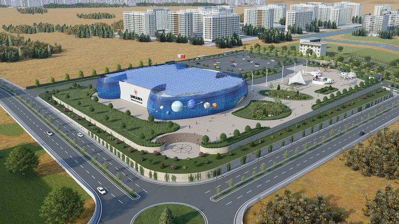 Şanlıurfa Bilim Merkezi inşaatı hızla yükseliyor