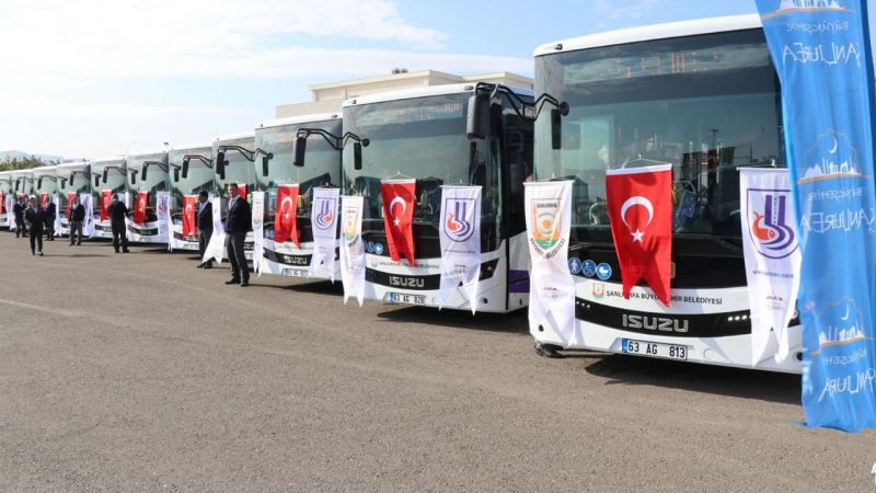 Urfa'da bayramda toplu taşıma ücretsiz