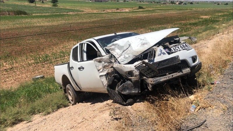 Urfa’da trafik kazası: 2 yaralı