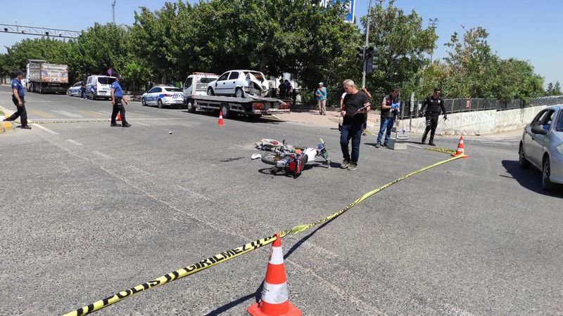 Urfa’da motosiklete tır çarptı: 1 ölü