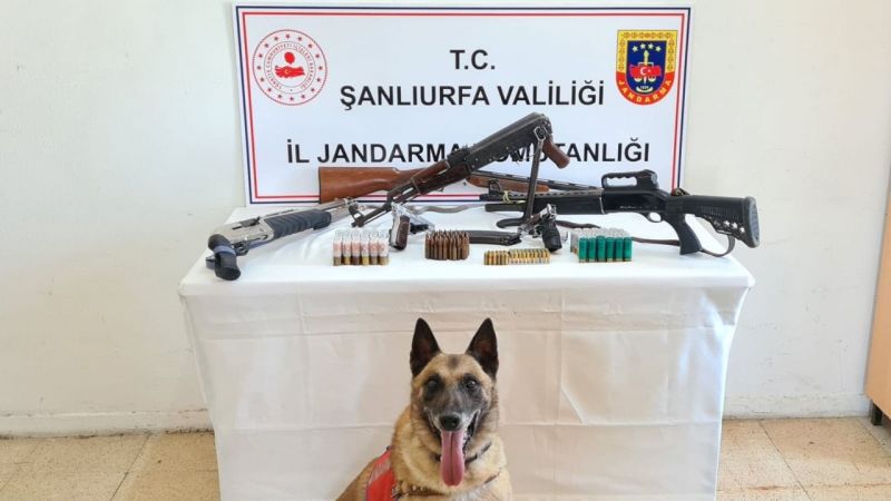 Urfa’da silah ve mühimmat ele geçirildi