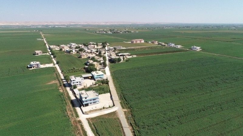 Eyyübiye kırsalında park ve yol çalışması