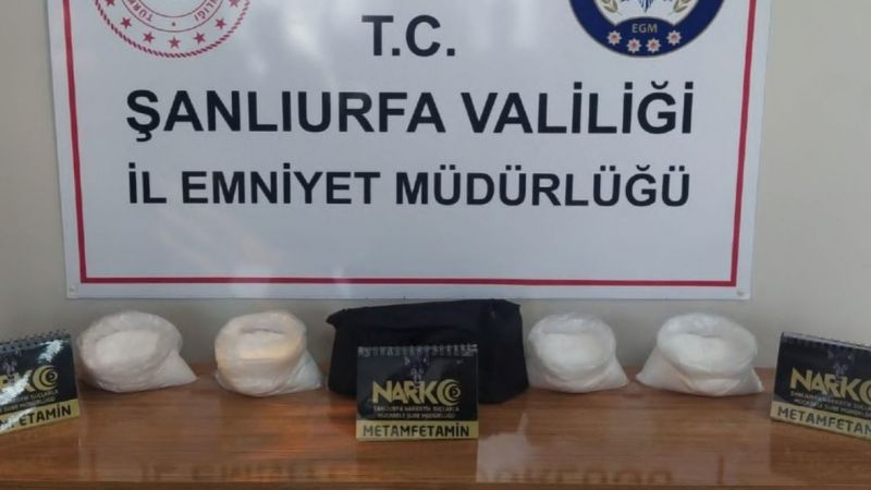 Şanlıurfa’da 4 kilo uyuşturucu ele geçirildi