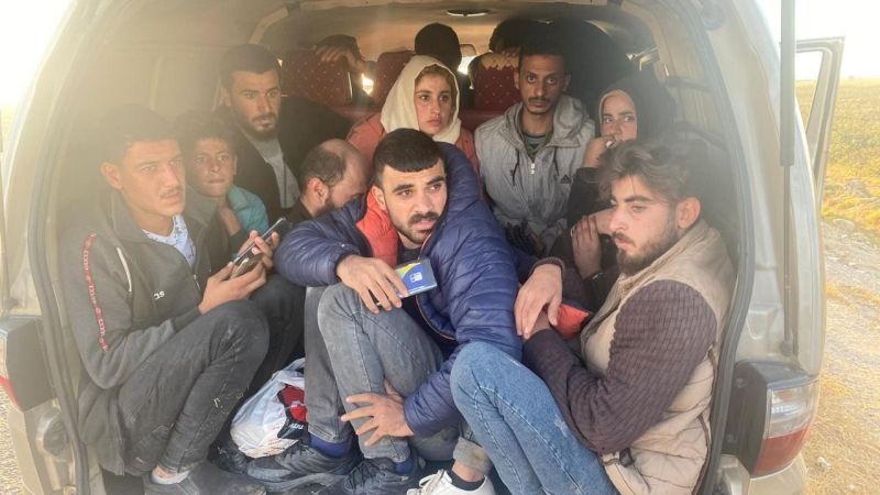 Urfa’da 18 düzensiz göçmen yakalandı