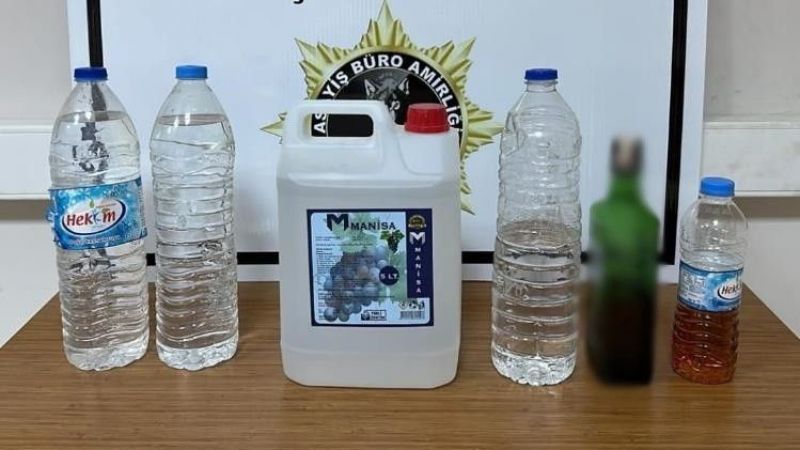 Urfa’da 10 litre etil alkol ele geçirildi