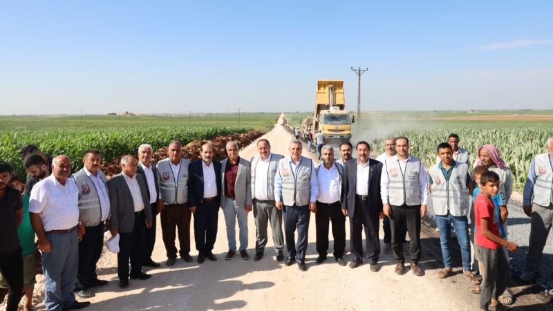 Beyazgül Viranşehir’deki yol çalışmalarını inceledi