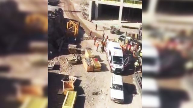Şehir hastanesinde iş kazası! Ağır yaralı...