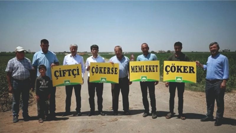 'Çiftçi çökerse memleket çöker'