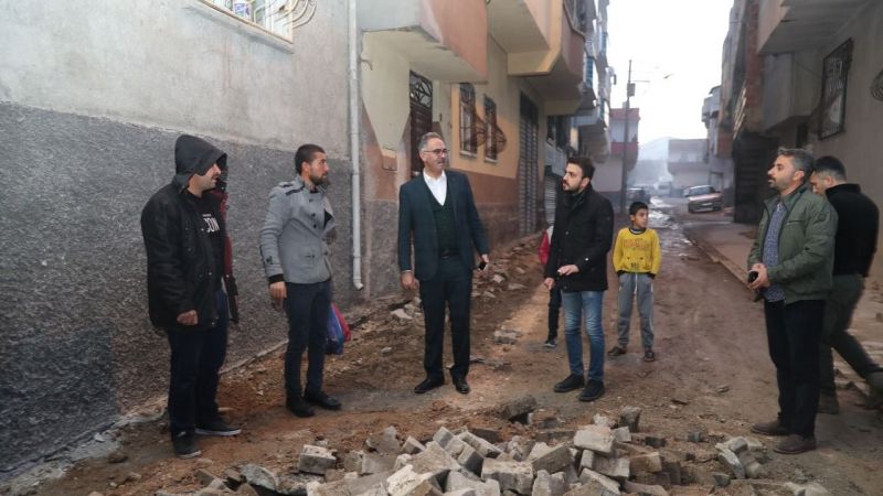 Eyyübiye’de sokaklar yeniden düzenleniyor
