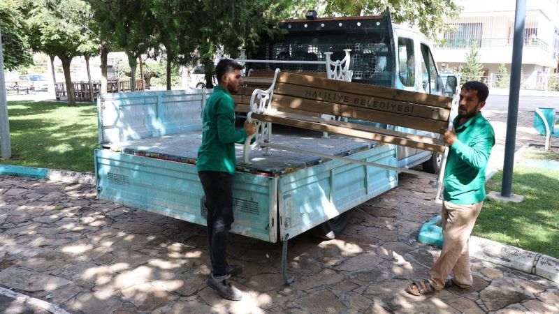 Haliliye’de parklar yenileniyor