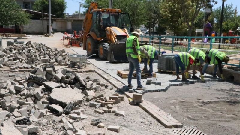 Hummalı üst yapı çalışmaları sürüyor
