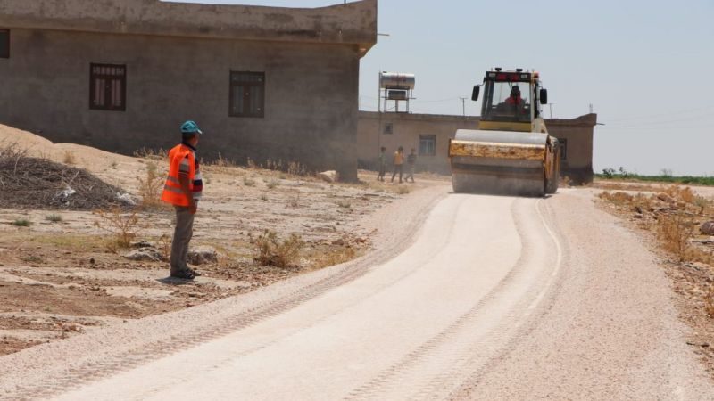 Haliliye’de asfalt çalışmaları hızlandı