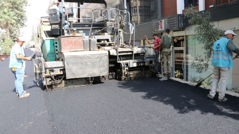 Sıcak asfalt çalışmaları tamamlanıyor