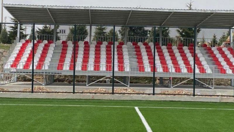 Futbol sahası ve tribün yaptırılacak