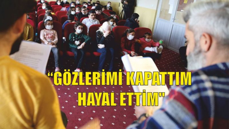 Görme engelli çocuklar için sahne aldılar