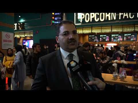Canpolat, gençlerle birlikte sinema etkinliğinde