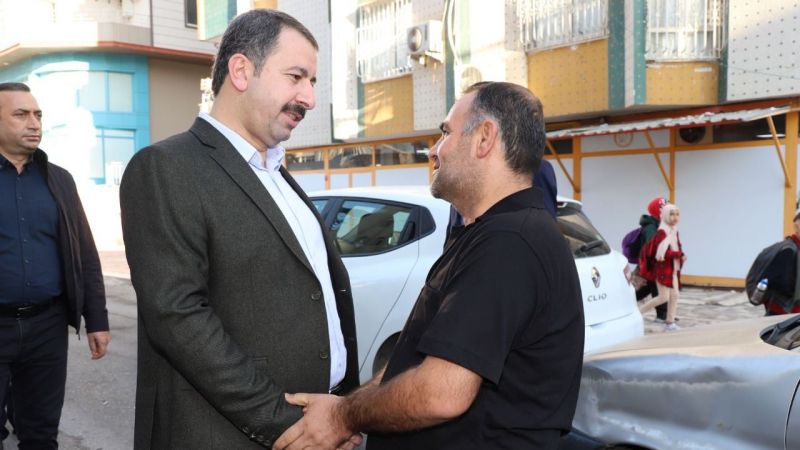 Baydilli vatandaşın sorununu dinledi