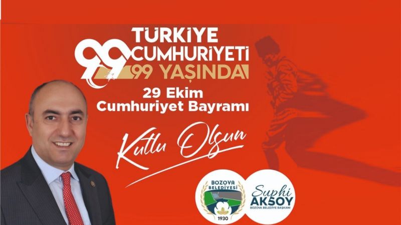 Aksoy'dan 29 Ekim mesajı
