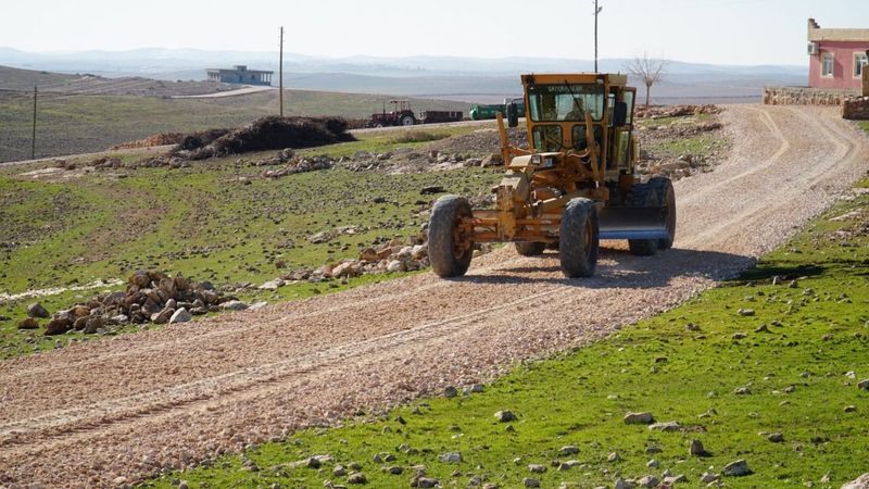 Haliliye'de yol çalışmaları devam ediyor