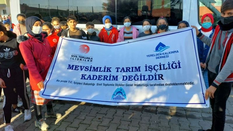 ‘Mevsimlik tarım işçiliği kaderim değildir’ projesi devam ediyor