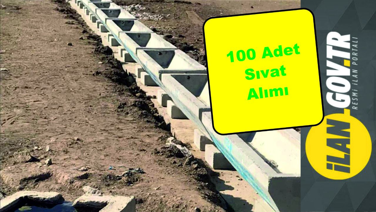 Büyükşehir Belediyesi 100 adet Sıvat alımı yapacak