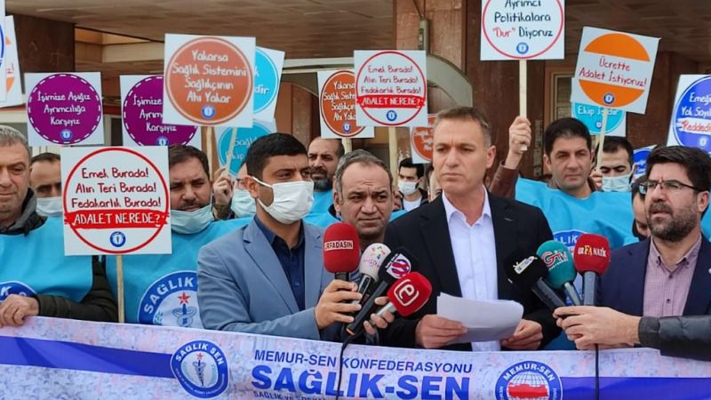 Urfa'daki sağlık çalışanları Bakan Koca'ya seslendi!
