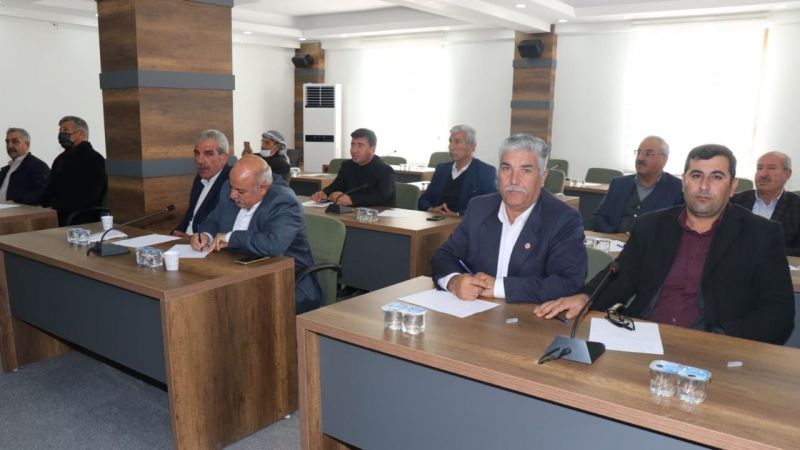 Aksoy Mahalle muhtarları ile bir araya geldi