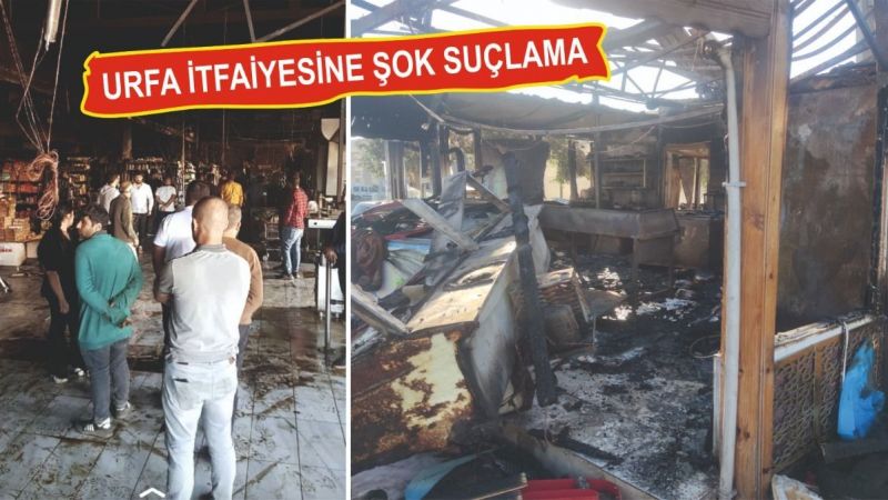 'Urfa Metro gözler önünde yanıp kül oldu'