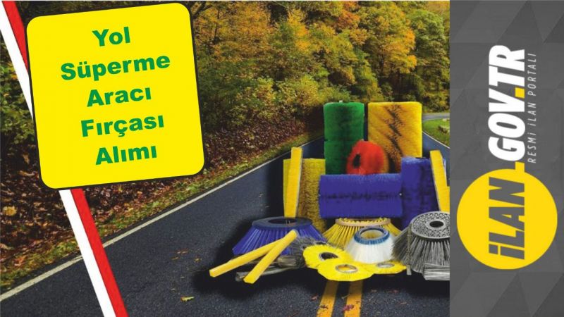 Yol süpürme araçları için fırça satın alınacak
