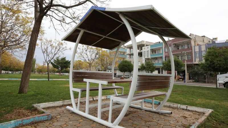 Eyyübiye parklarında kış mesaisi