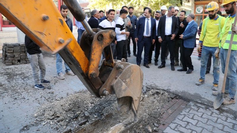 O 4 mahallede doğalgaz çalışmaları başladı