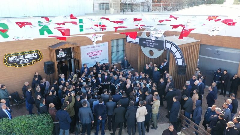Müze şehir Karaköprü'ye sinema ve basın müzesi kazandırıldı