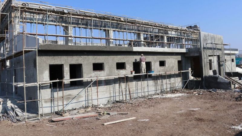 Seyrantepe'de kapalı spor kompleksi yükseliyor